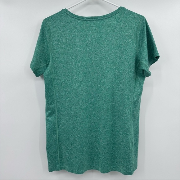 REI T Shirt Women Medium Green ShortSleeve Tee Top Outdoor Stretch Hiking Active - Picture 3 of 6